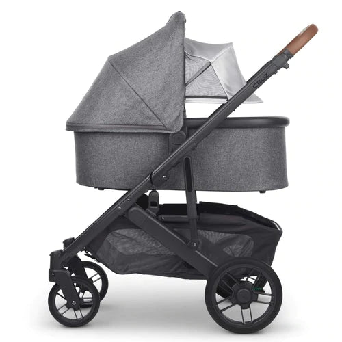 UPPAbaby Cruz Pushchair & Carrycot - Greyson (Charcoal Melange/Carbon/Saddle Leather)