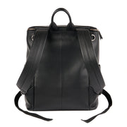 Bababing Santo Premium Leather Changing Bag - Black