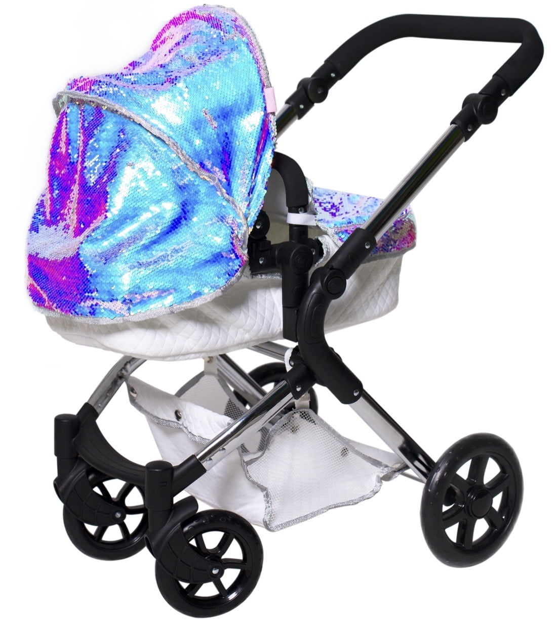 Roma Polly Single Dolls Pram - Mermaid 3+ years 78cm