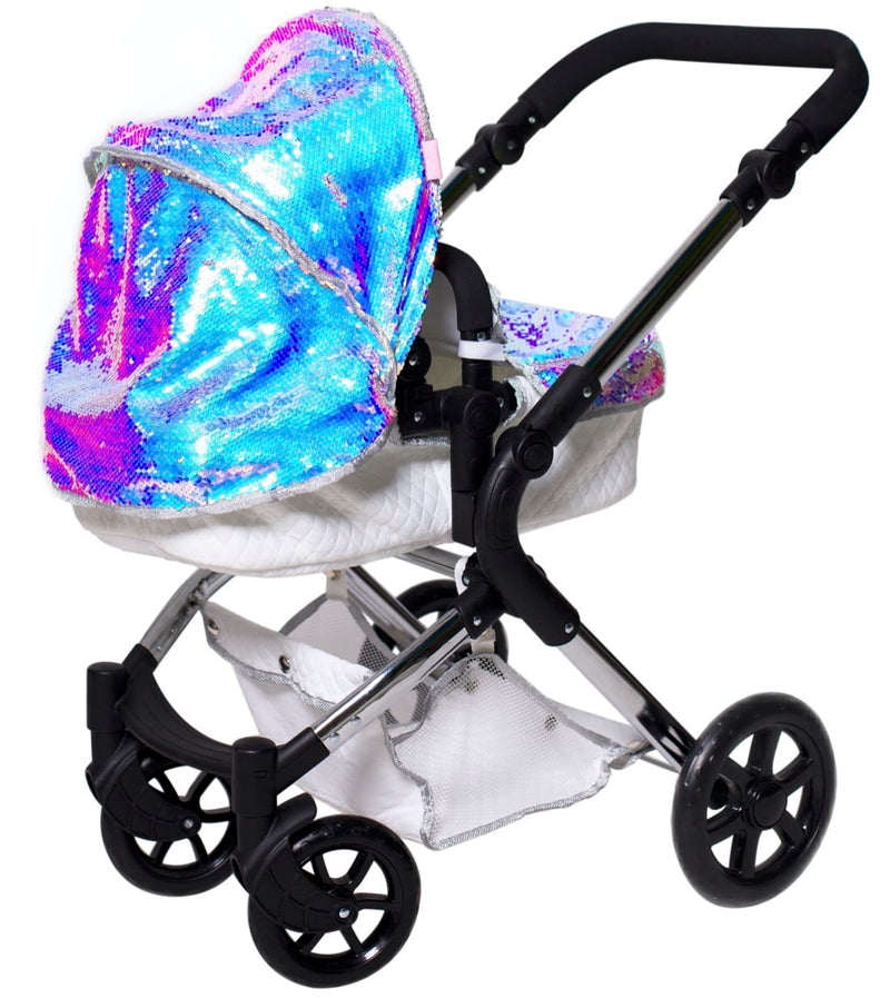 Roma Polly Single Dolls Pram - Mermaid 3+ years 78cm