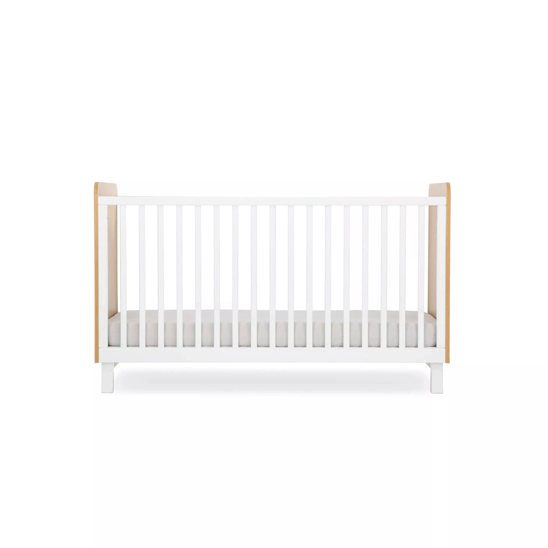 Cuddleco Rafi Cot Bed - Oak & White