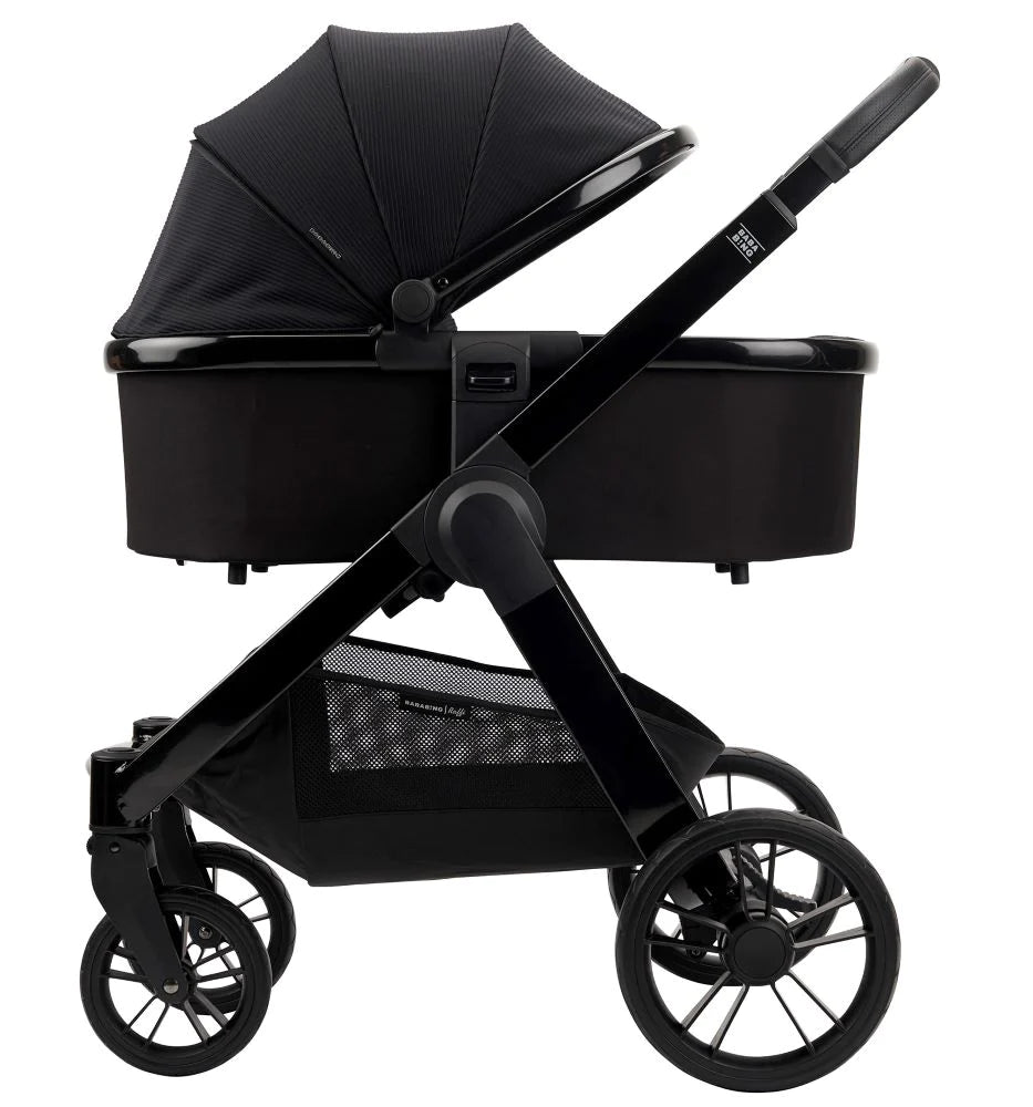 Bababing Raffi Plus Travel System + Isofix - Black + FREE COMPACT STROLLER BLACK WORTH £234.99!