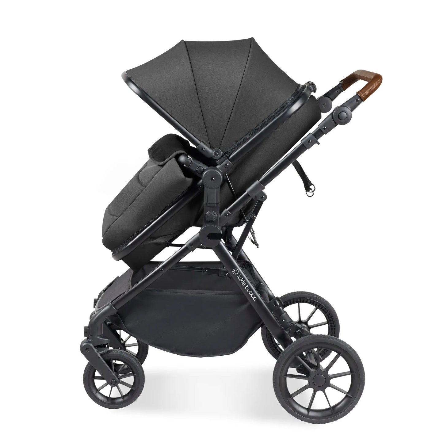 Ickle Bubba Cosmo 6 Piece Pram - Graphite Grey