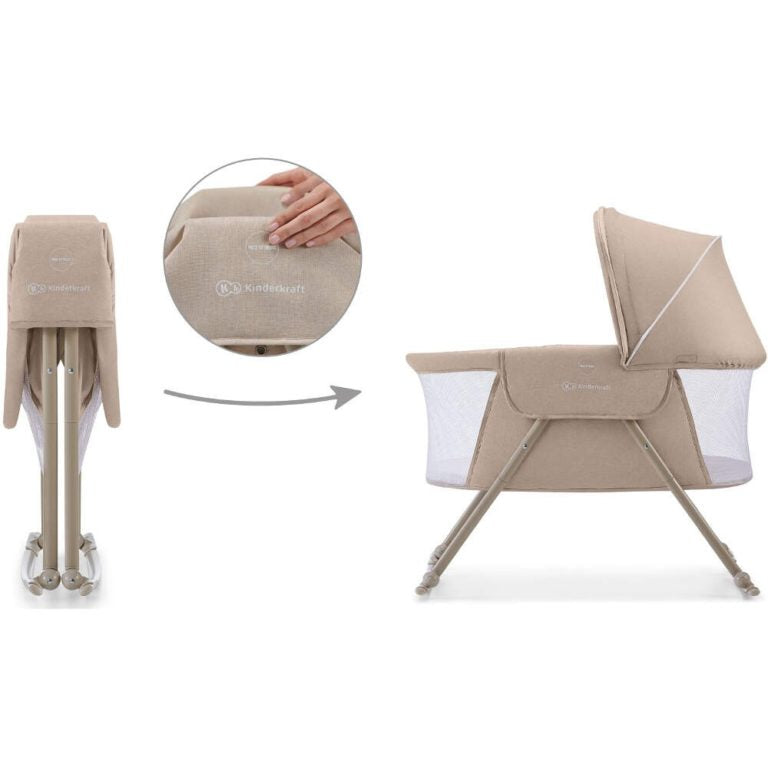 Kinderkraft Lovi 3 in 1 Crib - Beige