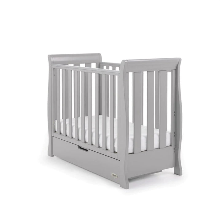 Obaby Stamford Space Saver Cot - Warm Grey