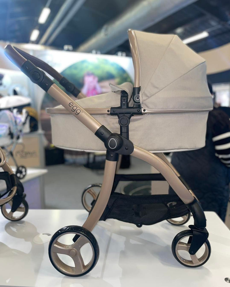 egg Dolls Pram by Roma - Feather on Gold