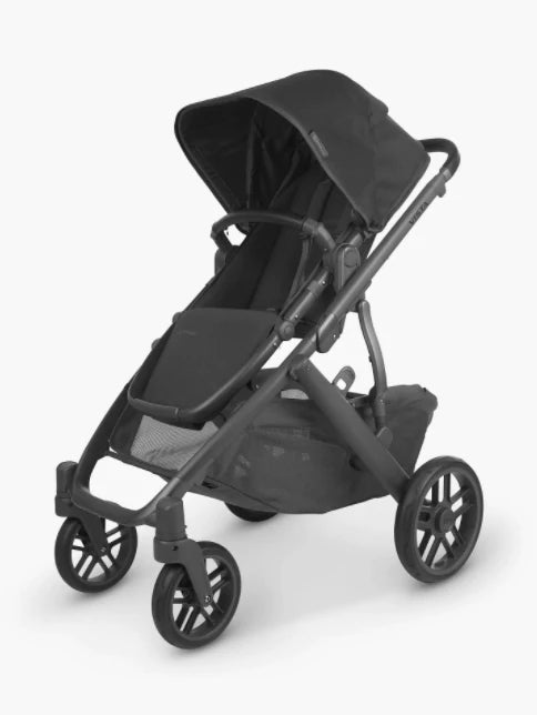 UPPAbaby Vista V2 Pushchair & Carrycot - Jake (Black/Carbon/Black Leather)