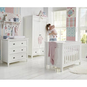 Babystyle Marbella Cotbed & Dresser 2 Piece Room Set - White