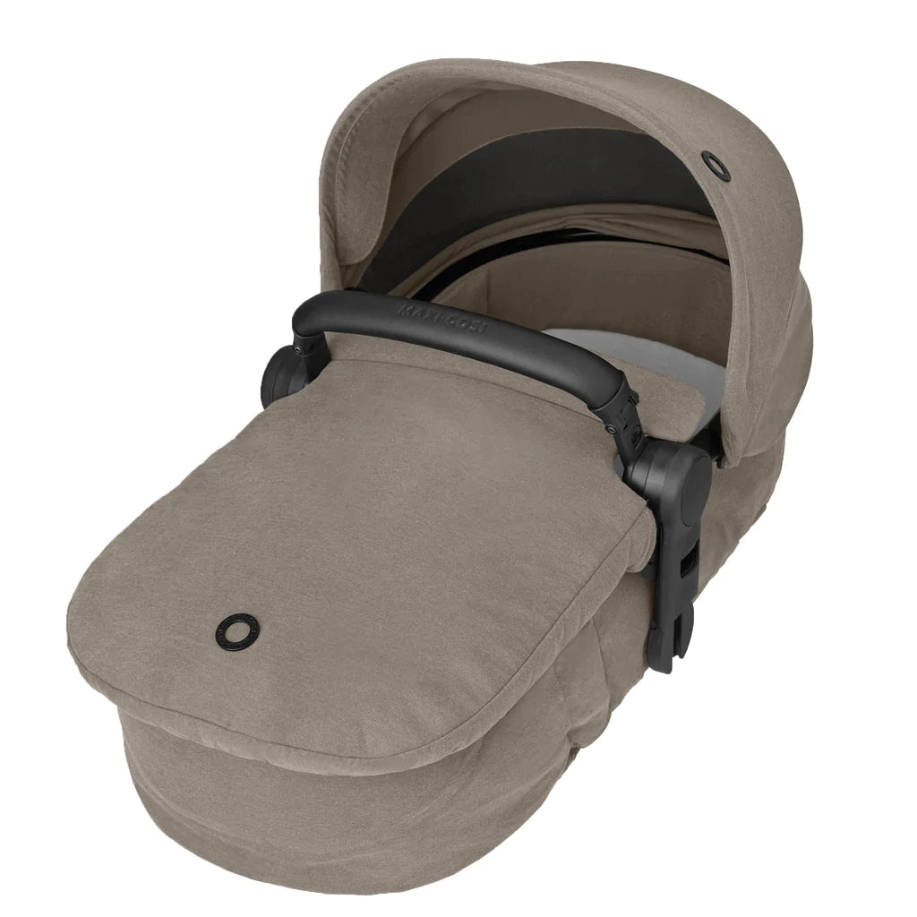 Maxi-Cosi Zelia Luxe Cabriofix i-Size & Base Travel System in Twillic Truffle