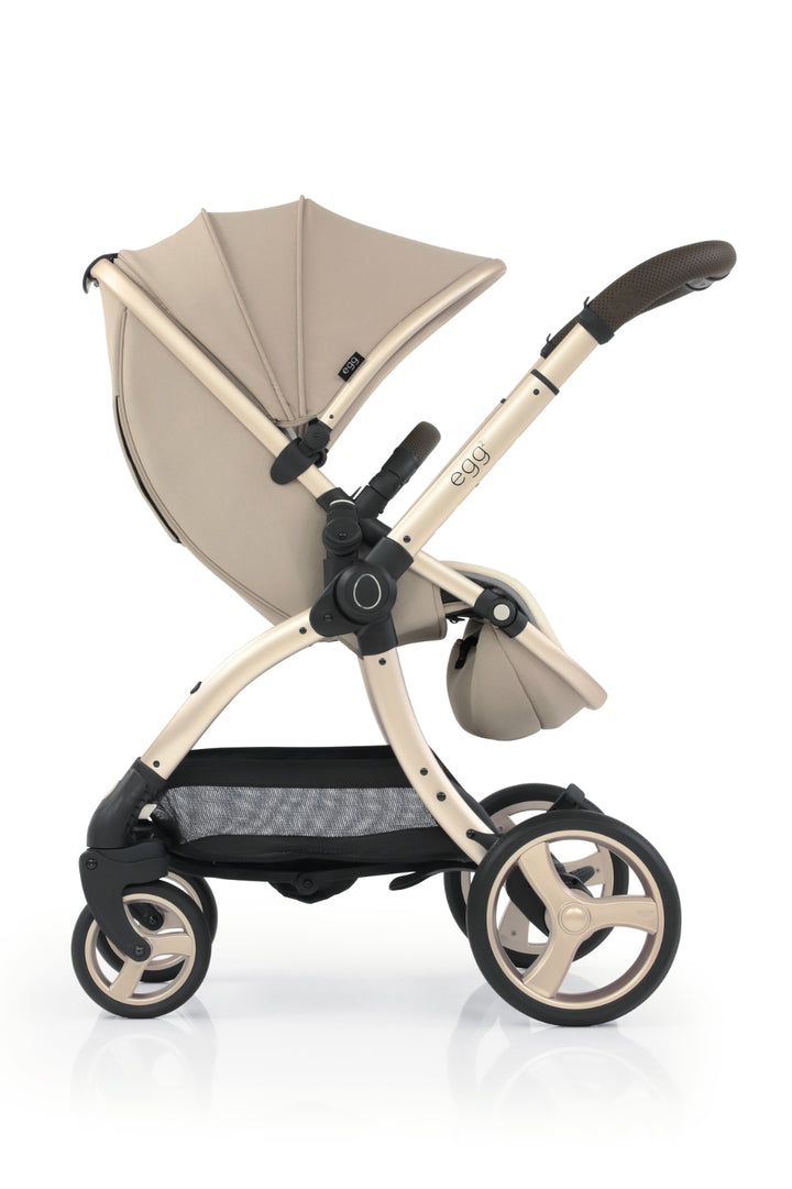 Egg 3 Tandem Stroller - Feather (Champagne Frame)