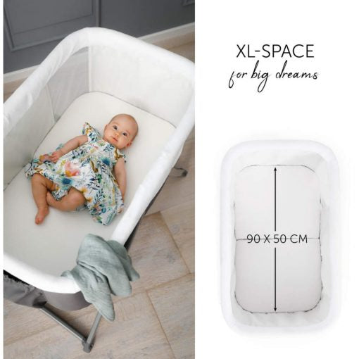 Hauck Dreamer Crib Grey