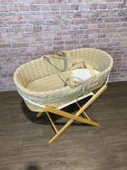 Cuddles Collection Cable Knit Mosses Basket Bundle - Taupe