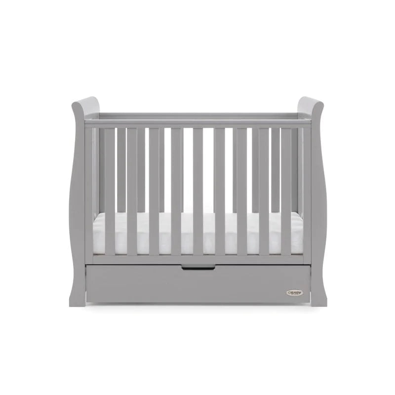 Obaby Stamford Space Saver Cot - Warm Grey