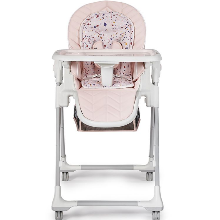 Kinderkraft Pink LASTREE multi-functional bouncer and high chair