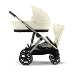 Cybex Gazelle Double Pushchair - Seashell Beige/Taupe