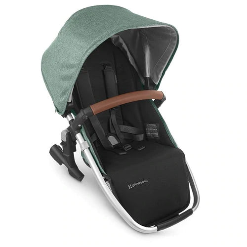 UPPAbaby Vista Rumble Seat - Emmett (Sage Green Melange/Silver/Saddle Leather)