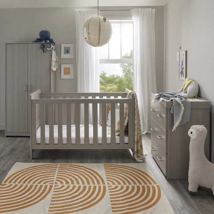 Babymore Caro 3 Piece Room Set – Greywash