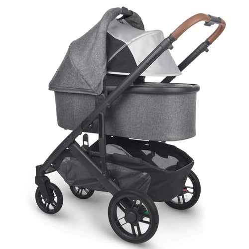 UPPAbaby Cruz Pushchair & Carrycot - Greyson (Charcoal Melange/Carbon/Saddle Leather)