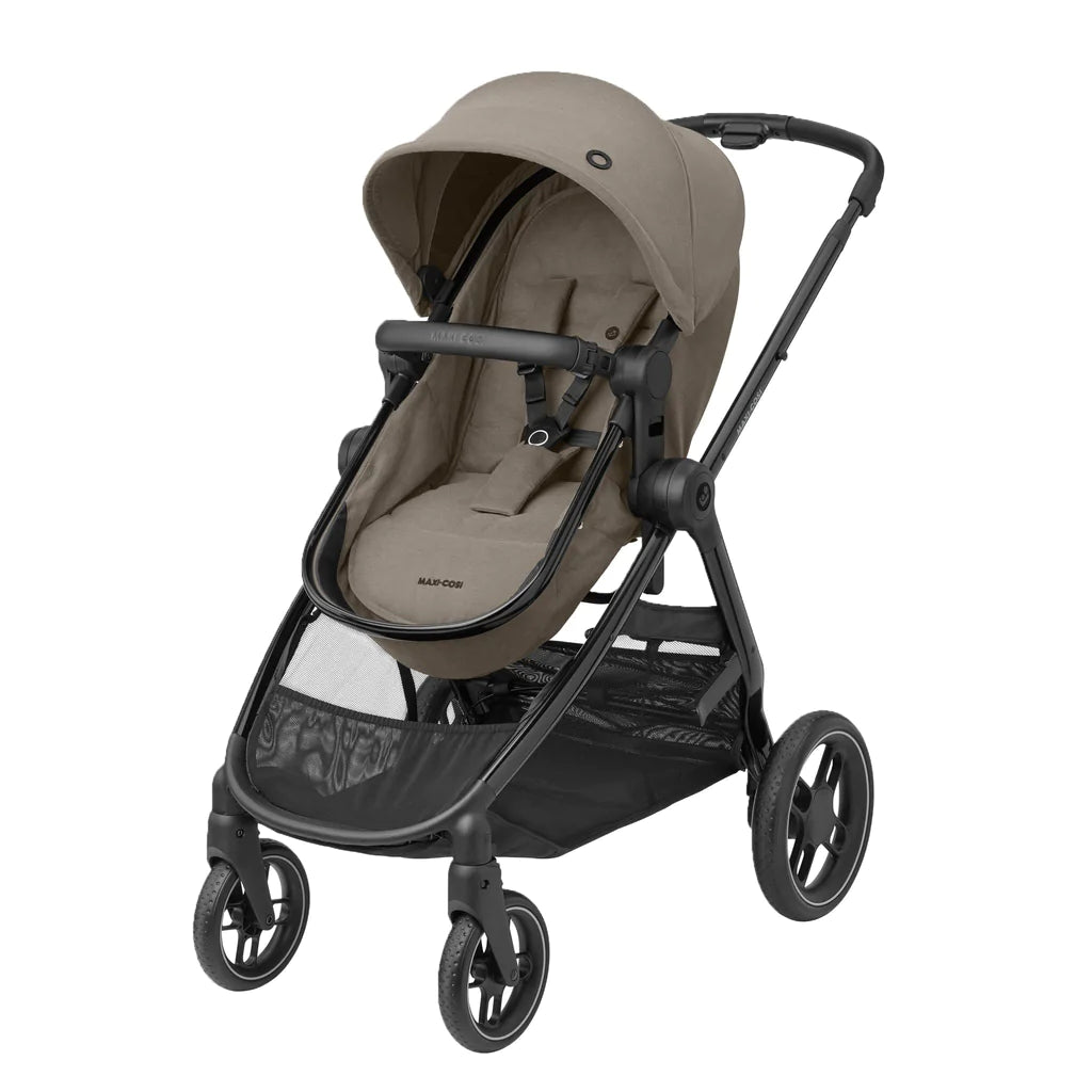 Maxi-Cosi Zelia Luxe Cabriofix i-Size & Base Travel System in Twillic Truffle