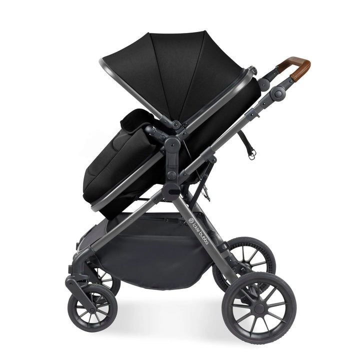 Ickle Bubba Cosmo All in One i-Size Travel System with ISOFIX Base - Black