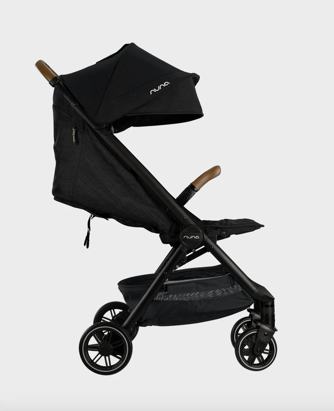 Nuna TRVL Compact Stroller with Raincover & Travel Bag - Caviar