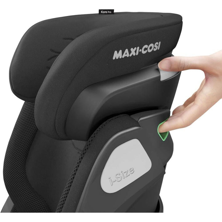 Maxi Cosi Kore Pro Group 2/3 i-Size Car Seat - Authentic Black