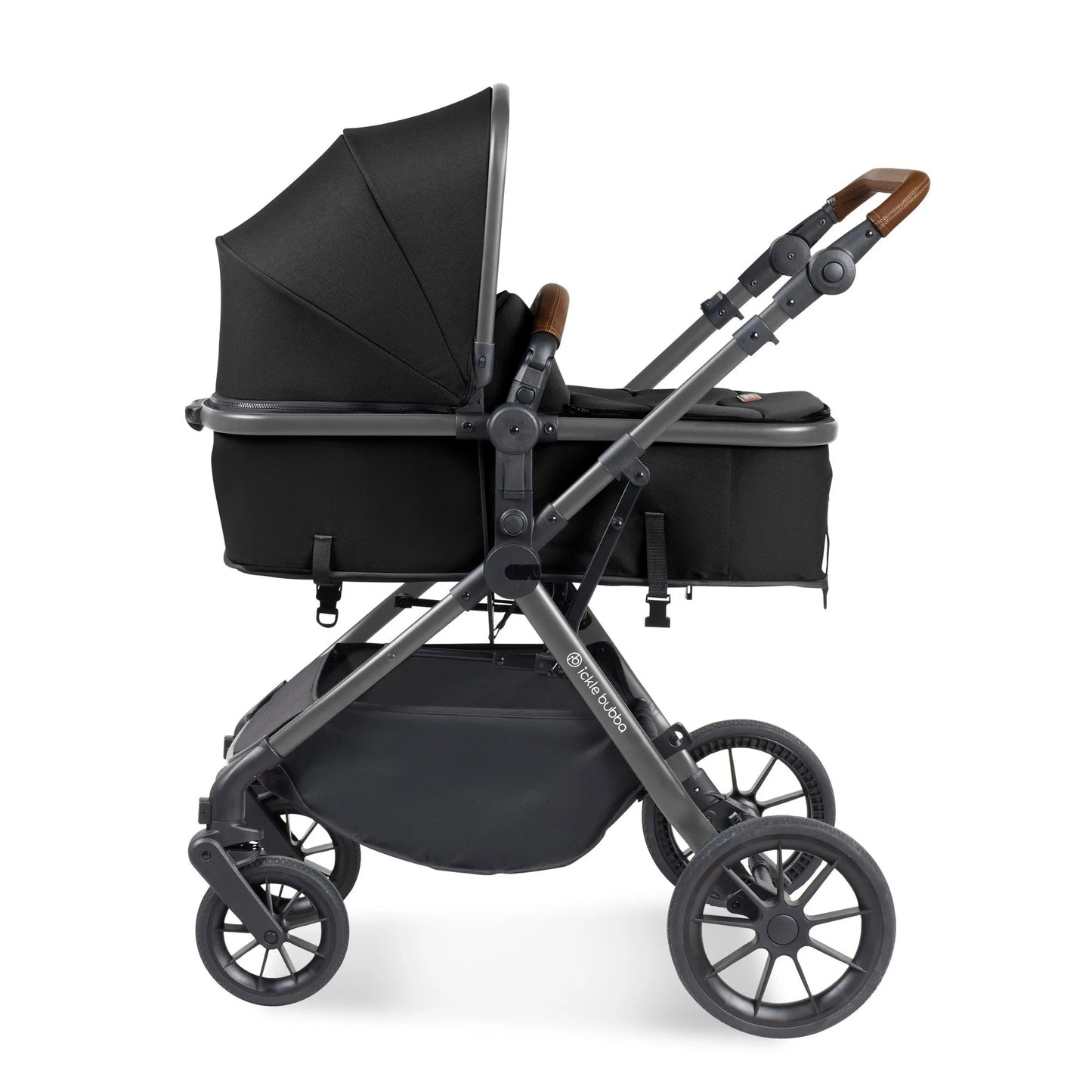 Ickle Bubba Cosmo 6 Piece Pram - Black