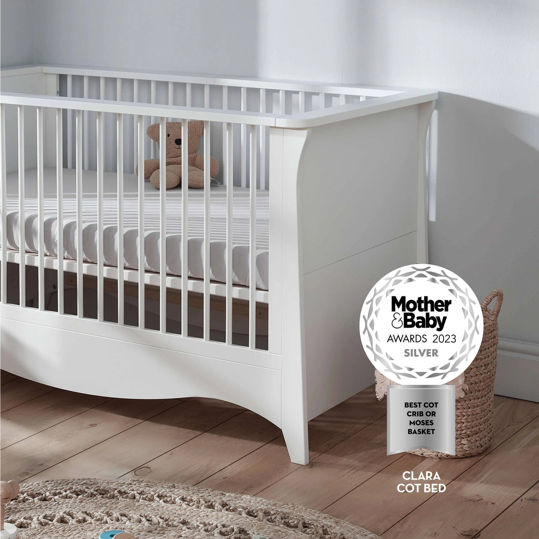 Cuddleco Clara Cot Bed White Bambinosandbeyond