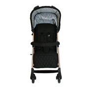My Babiie Billie Faiers MB51 Rose Gold Black Quilted Stroller