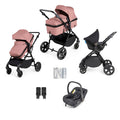 Ickle Bubba Comet Astral 3in1 Travel System - Dusky Pink