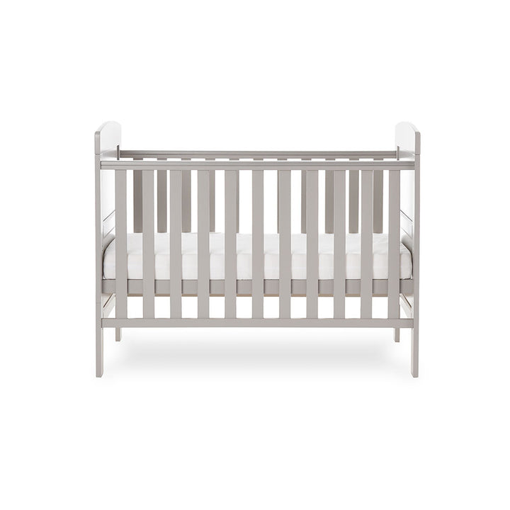 Obaby Grace Mini Cot Bed- Warm Grey