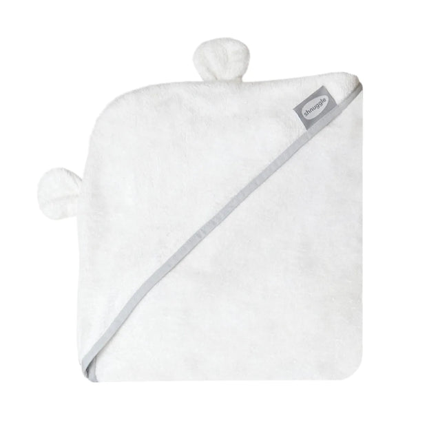 Shnuggle Wearable Towel With Ears | White