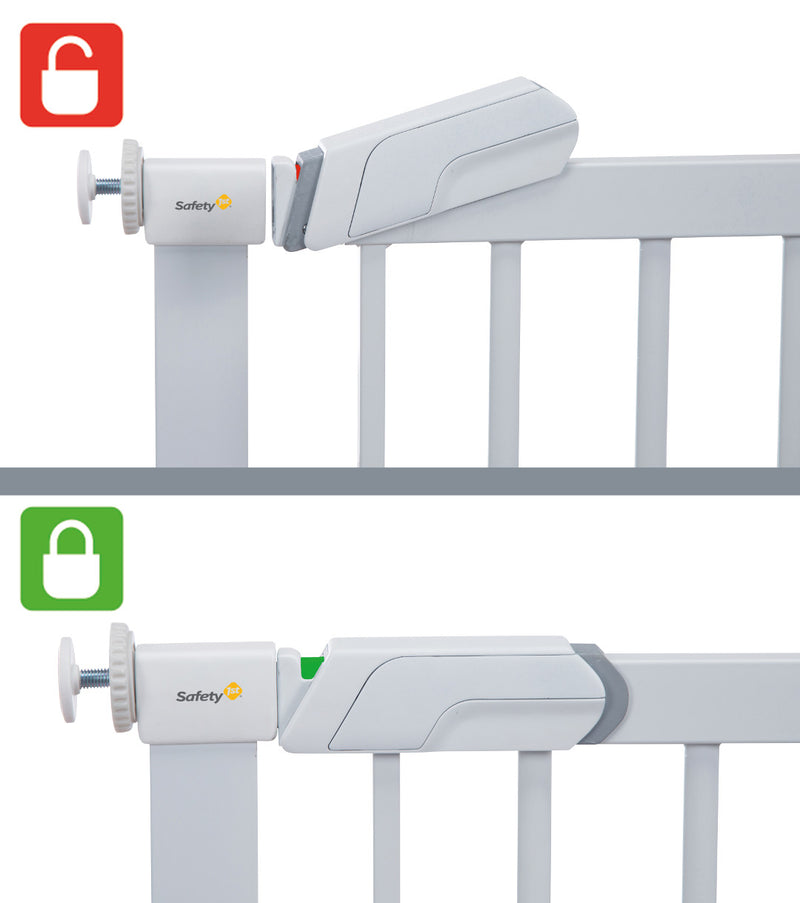 Safety 1st SecurTech® Flat Step Stair Gate - White