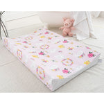 Gilded Bird Wedge Changing Mat - Swan On Pink