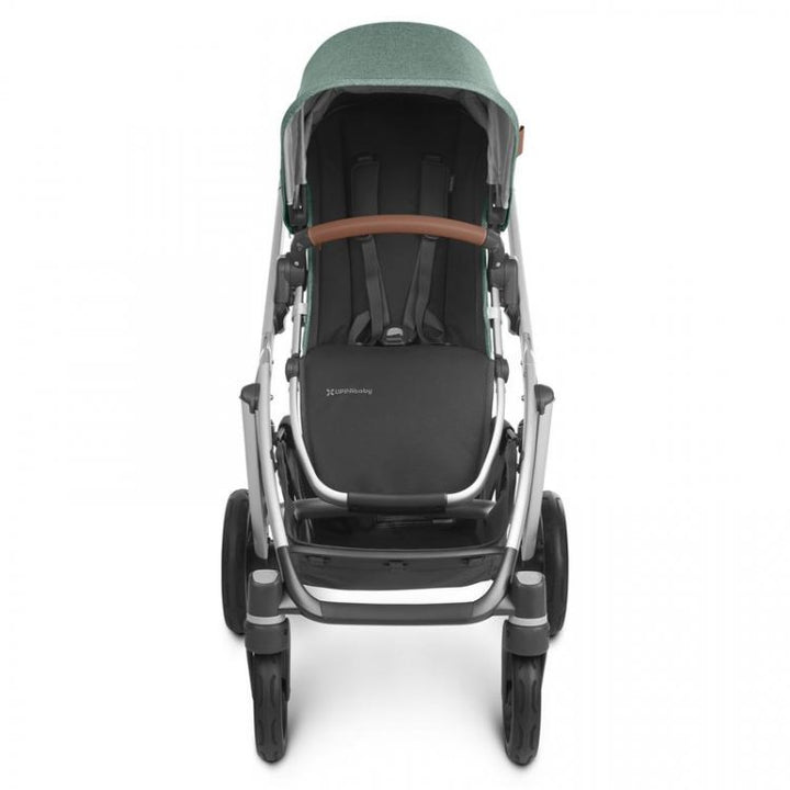 Uppababy VISTA V2 Pram + Mesa i-Size Travel System - Emmett Sage Green Melange + FREE BASE